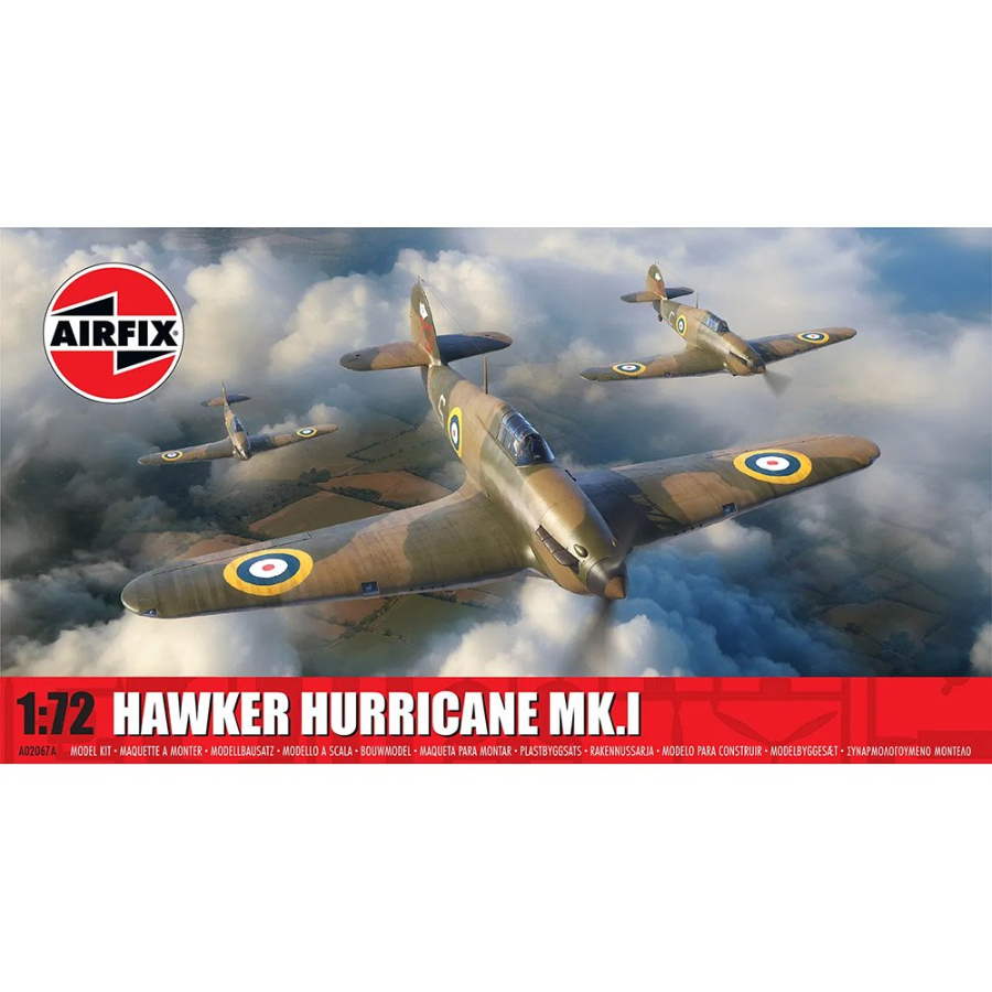 Airfix Model Kit 1:72 Hawker Hurricane Mk I