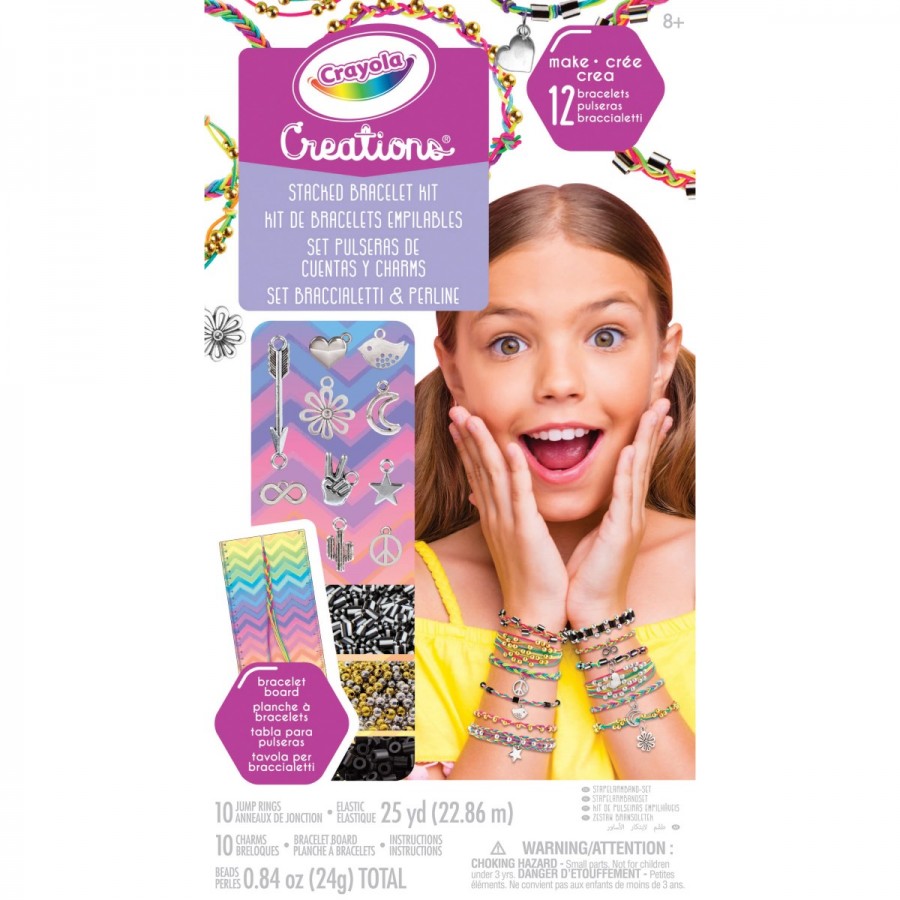 Crayola Creations Stacked Bracelet Kit