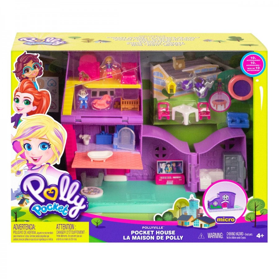 Polly Pocket Pollyville Pocket House