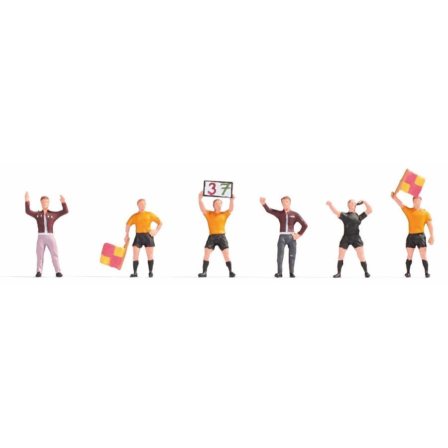 Noch Rail Buildings & People HO-OO Referees & Trainers