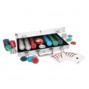 Poker Set With Cards, Accessories & 300 11.5g Numbered Chips In Carry Case