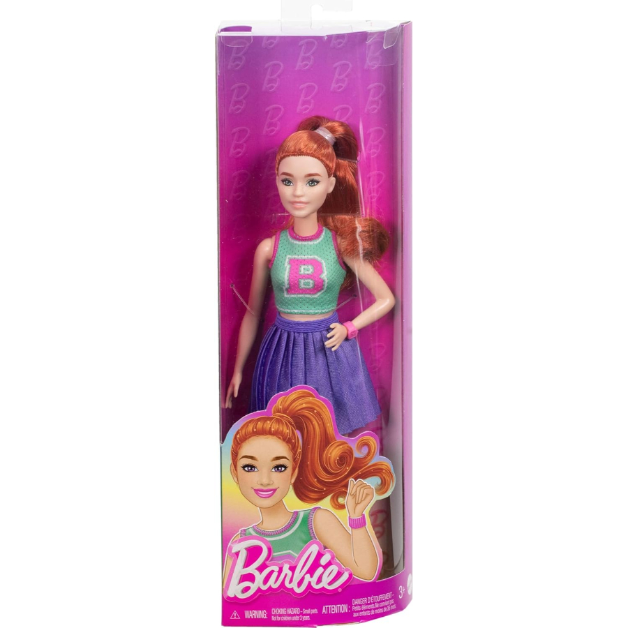Barbie Fashionistas Doll In Jersey Top