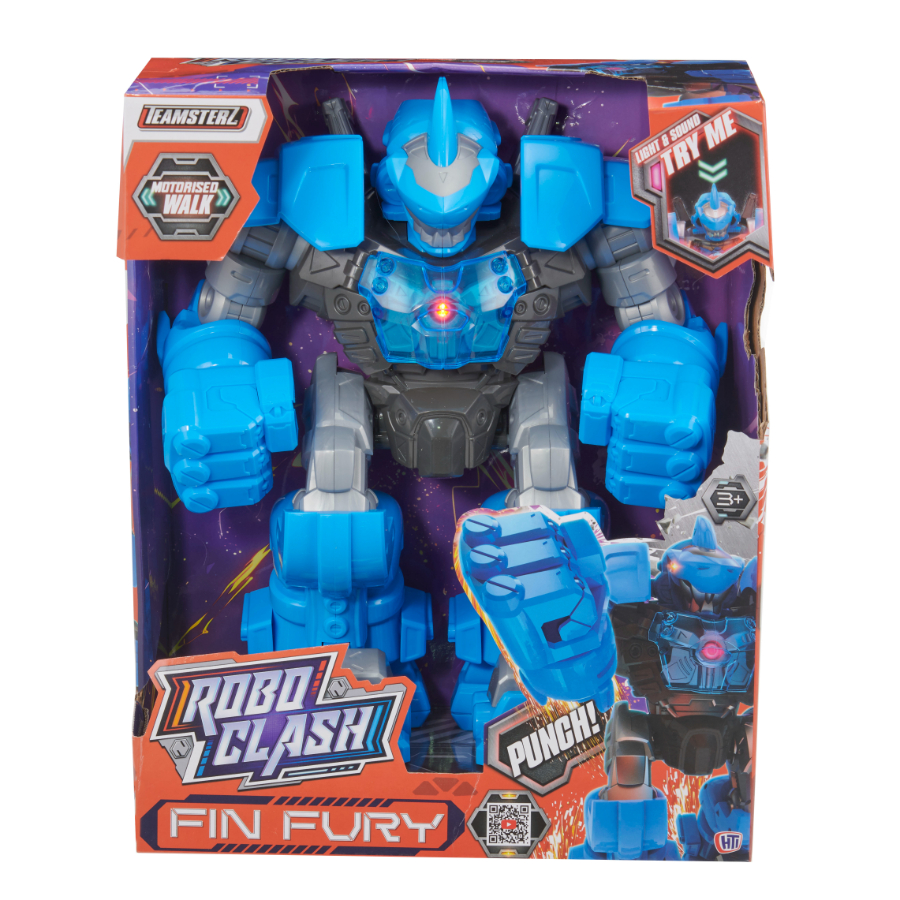 Robo Clash Fin Fury Robot With Light & Sound