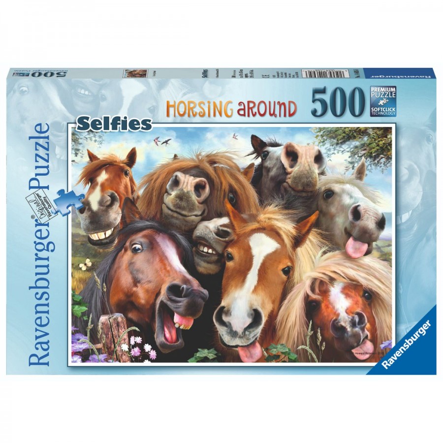 Ravensburger Puzzle 500 Piece Horsing Around