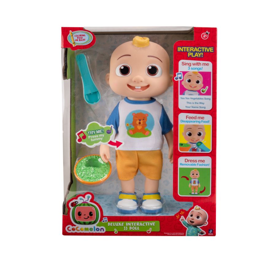 Cocomelon Plush Deluxe JJ Doll