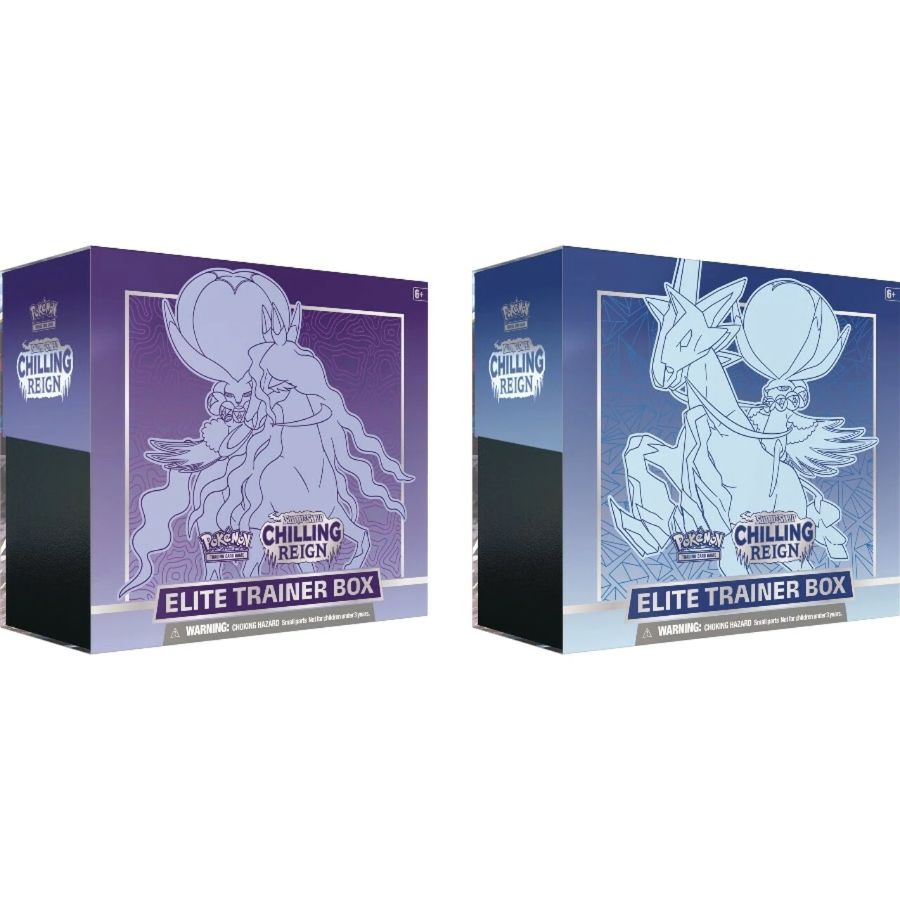 Pokemon TCG Sword & Shield Chilling Reign Trainer Box Assorted