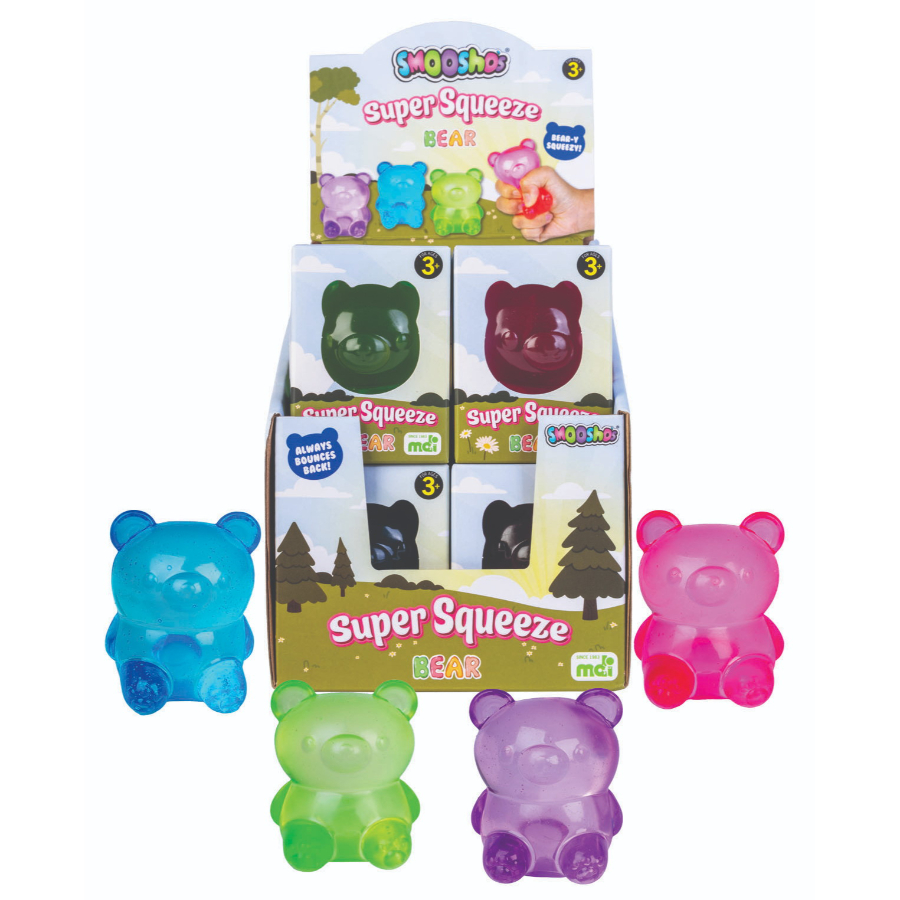 Smooshos Squishy Super Squeeze Bear Assorted