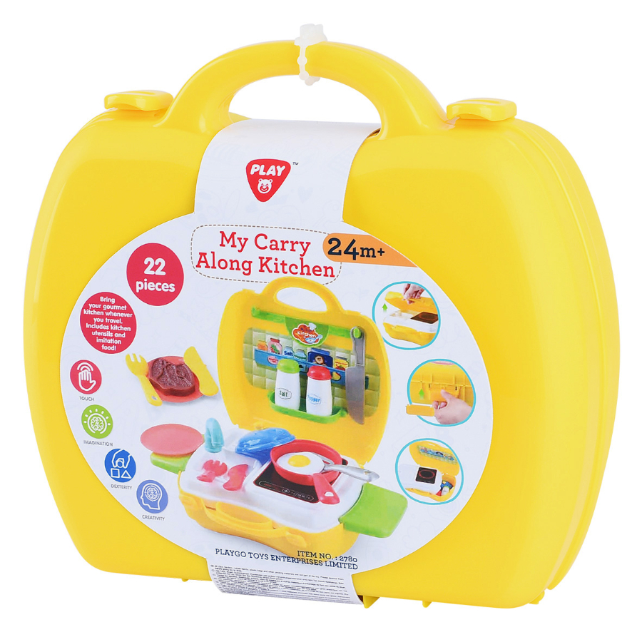 Carry Along Kitchen With 22 Pieces
