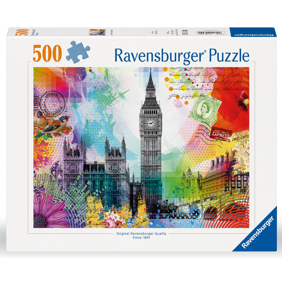 Ravensburger Puzzle 500 Piece London Postcard SF