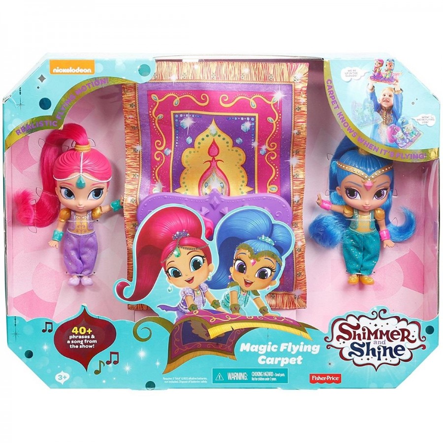 Shimmer & Shine Magic Flying Carpet & Dolls