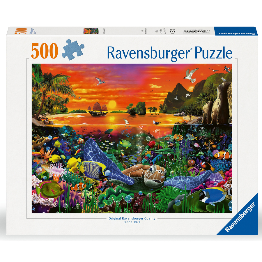 Ravensburger Puzzle 500 Piece Turtle In The Reef SF