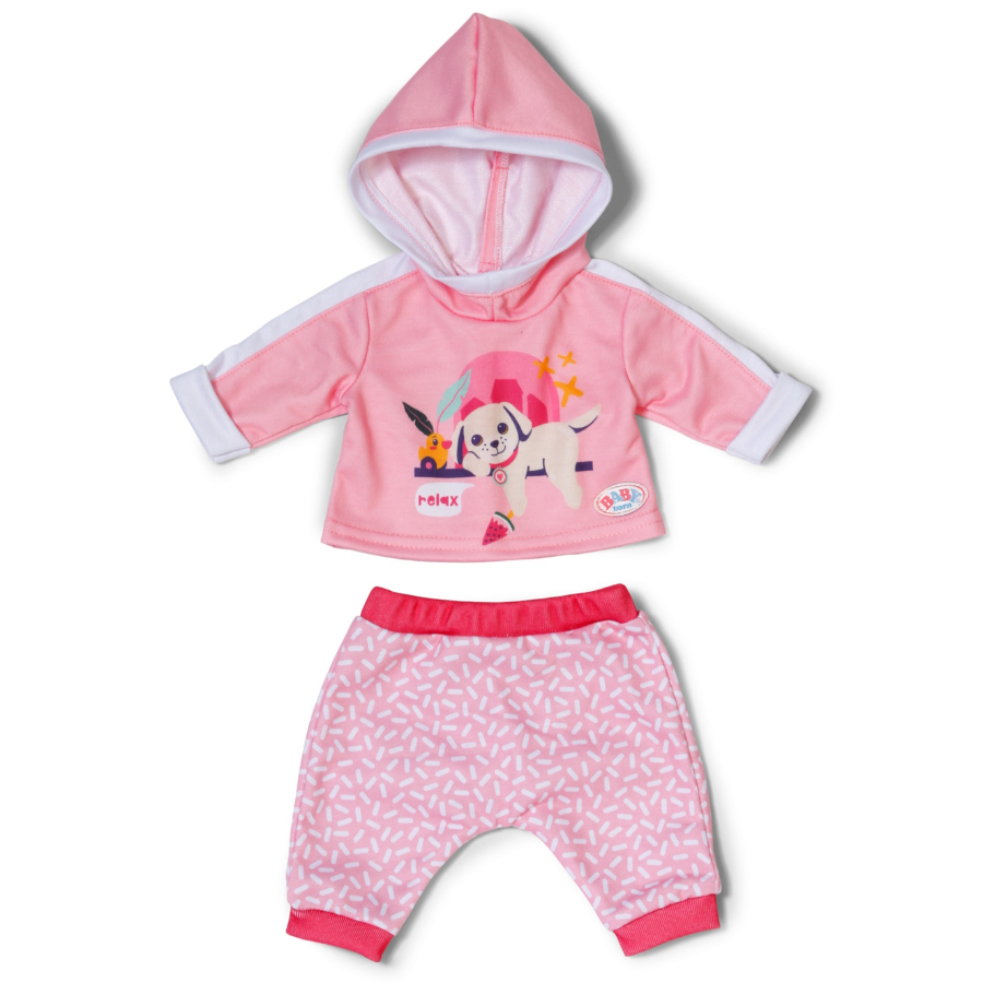 Baby Born Jogging Suit Pink For 43cm Doll