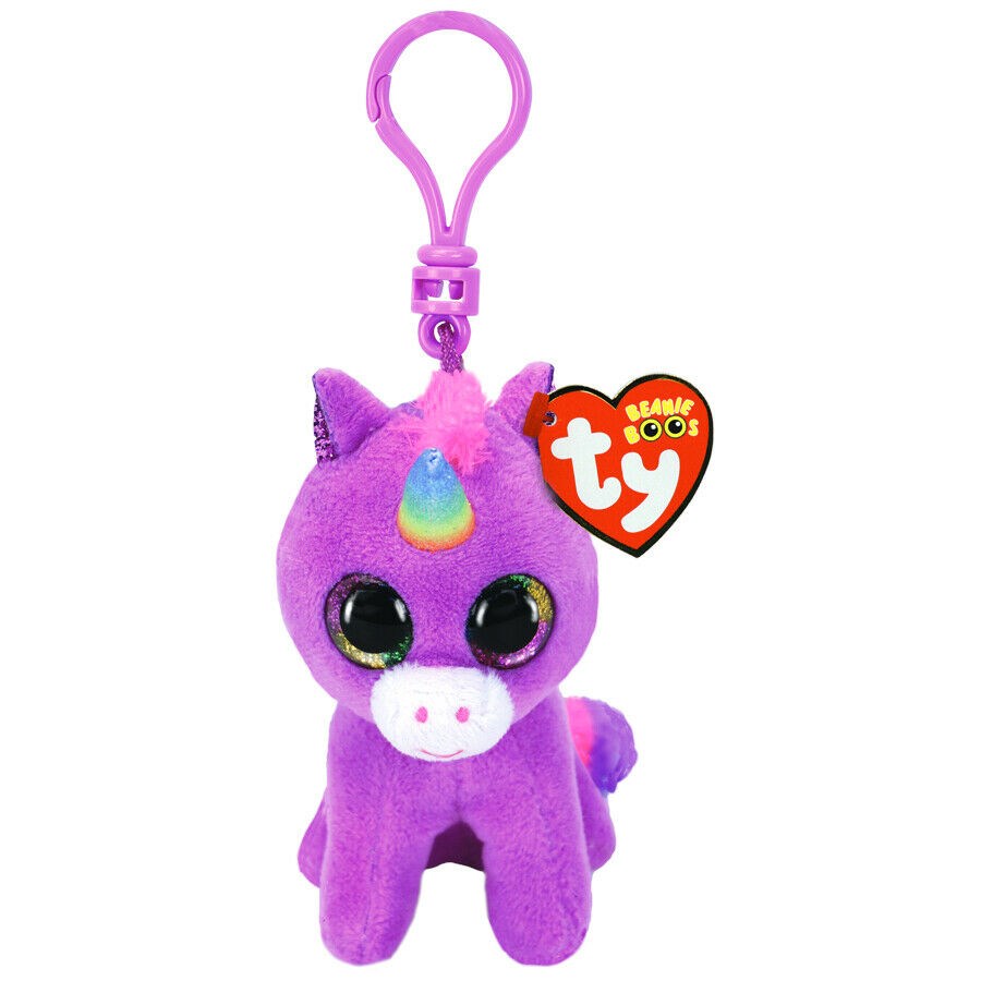 Beanie Boos Clips Rosette Purple Unicorn