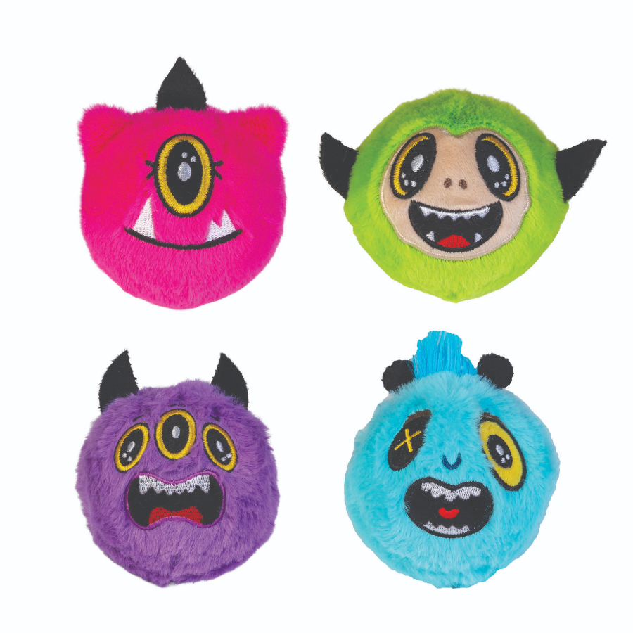 Bouncing Ball Plush Monster Assorted