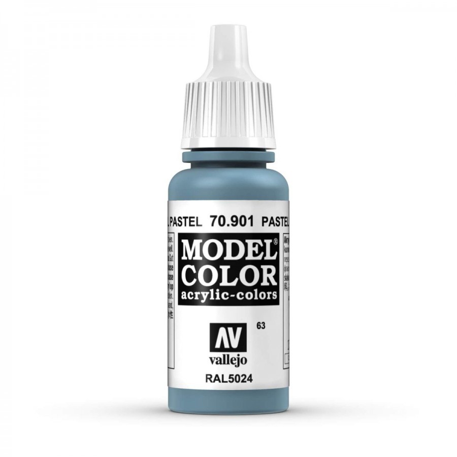 Vallejo Acrylic Paint Model Colour Pastel Blue 17-18ml