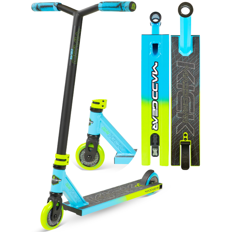 Madd Gear Stunt Scooter Kick Pro X Blue Green