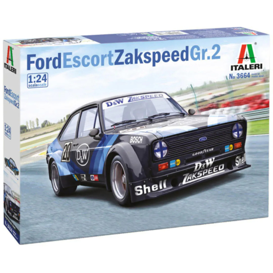 Italeri Model Kit 1:24 Ford Escort Zakspeed GR 2