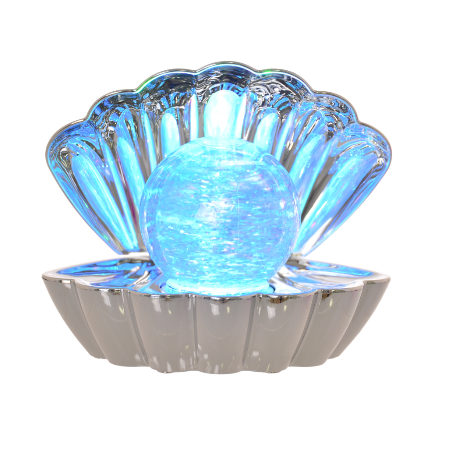 Lamp In Clam Shell Assorted Colours