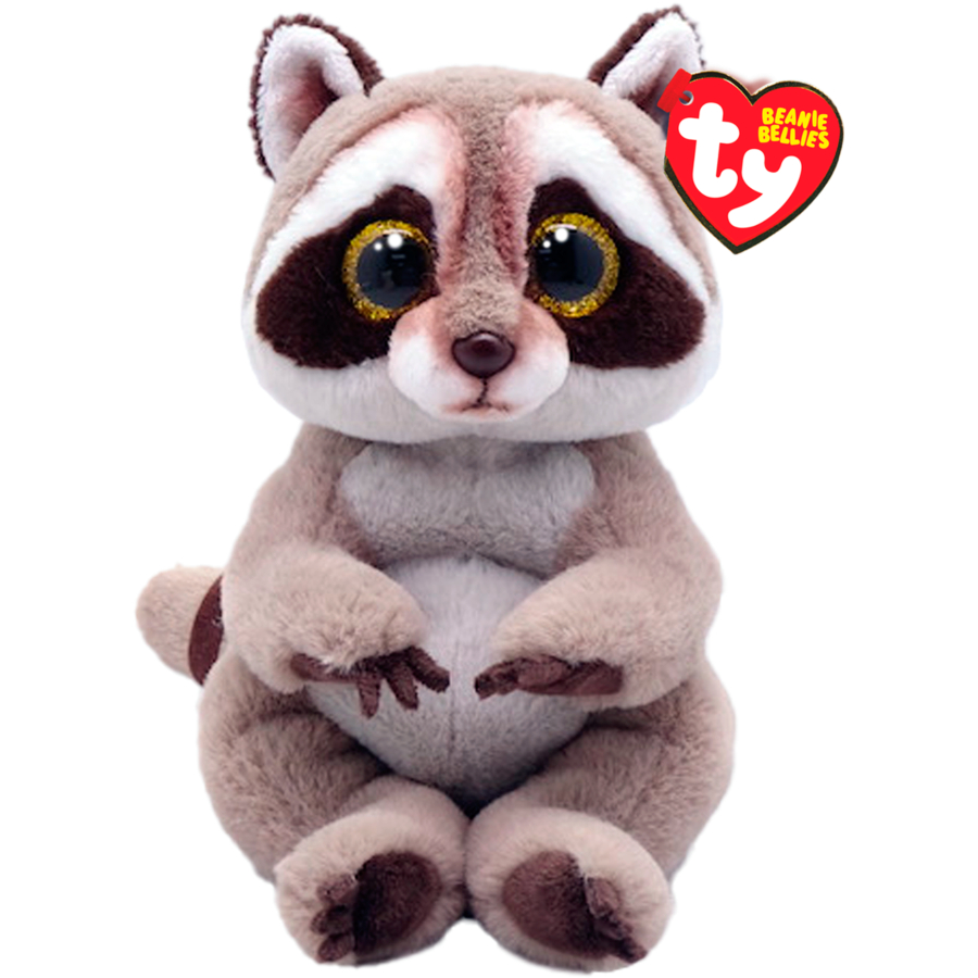 Ty Beanie Boos Regular Plush Petey Raccoon