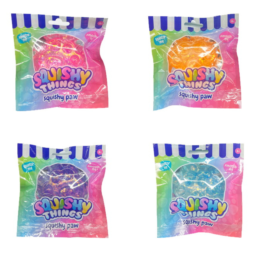 Squish Cat Paw Assorted