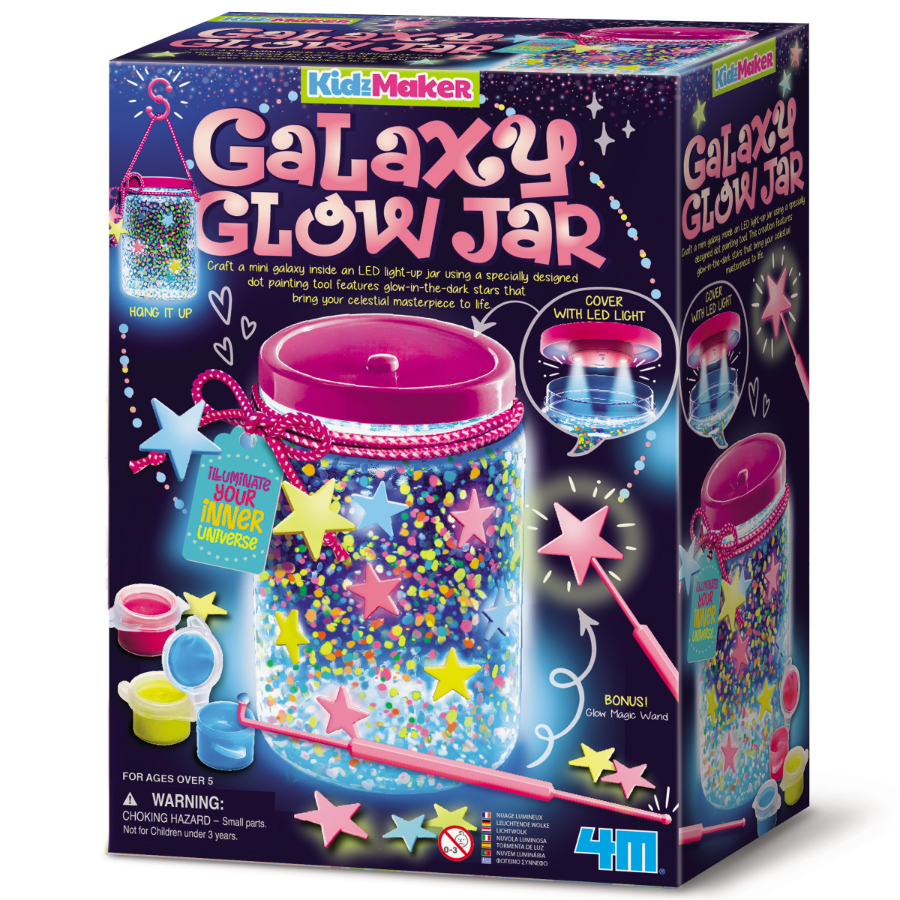 Kidz Maker Galaxy Glow Jar Kit