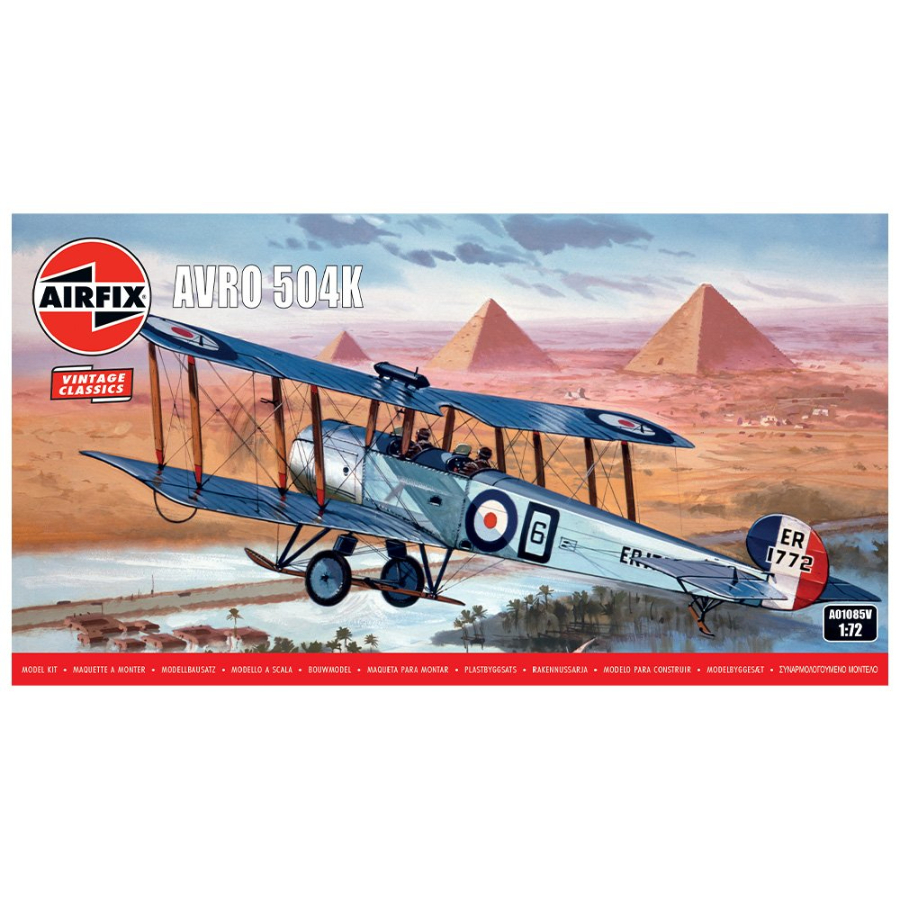 Airfix Model Kit 1:72 Avro 504K