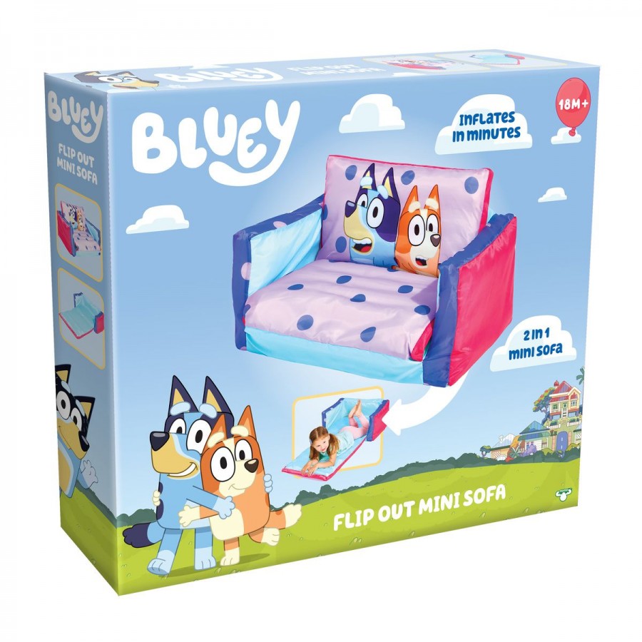 Flip Out Sofa Inflatable Bluey