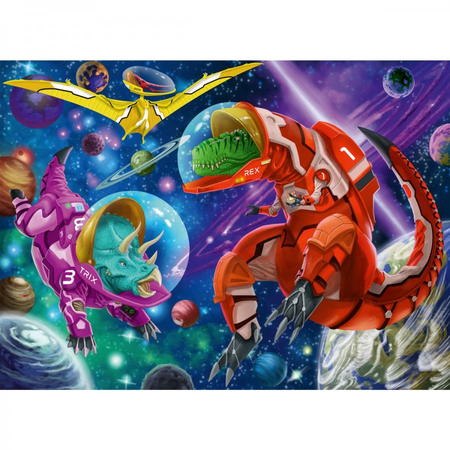 Ravensburger Puzzle 200 Piece Space Dinosaurs