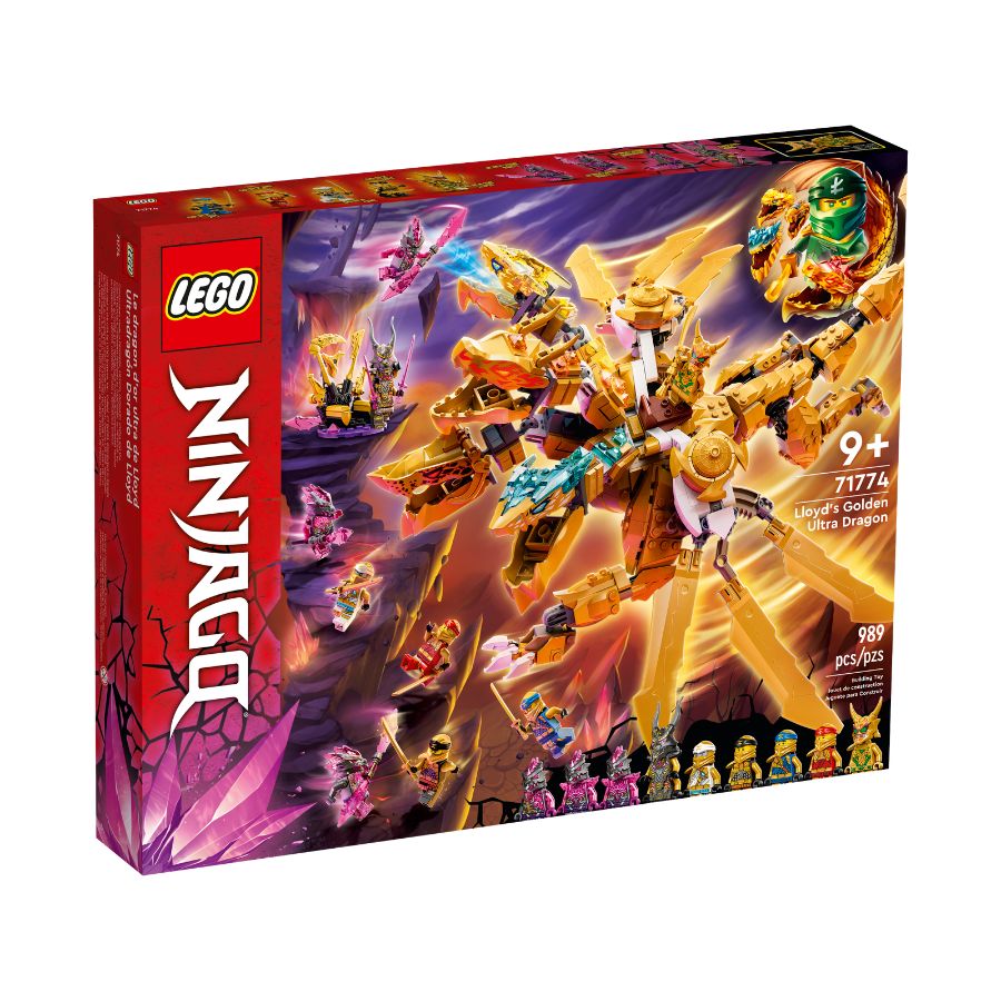 LEGO NINJAGO Lloyds Golden Ultra Dragon