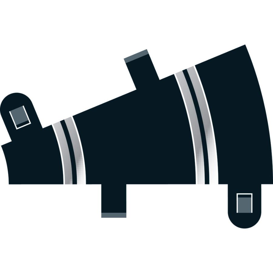 Scalextric Slot Car Track Half Inner Curve 22.5 Degrees