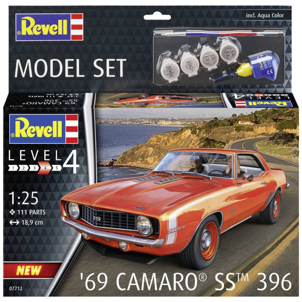 Revell Model Kit Gift Set 1 25 69 Camaro SS