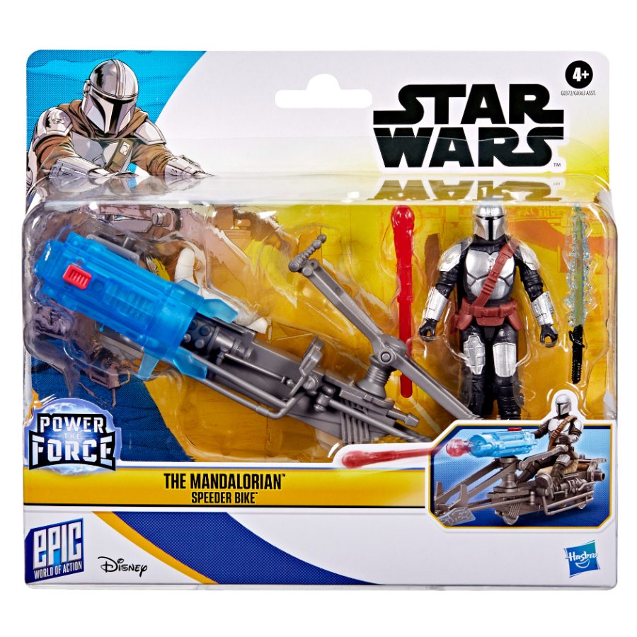 Star Wars 4 Inch Figure & Speederbike Assorted