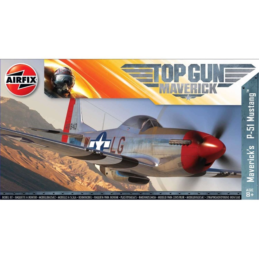 Airfix Model Kit 1:72 Top Gun Mavericks P-51D Mustang