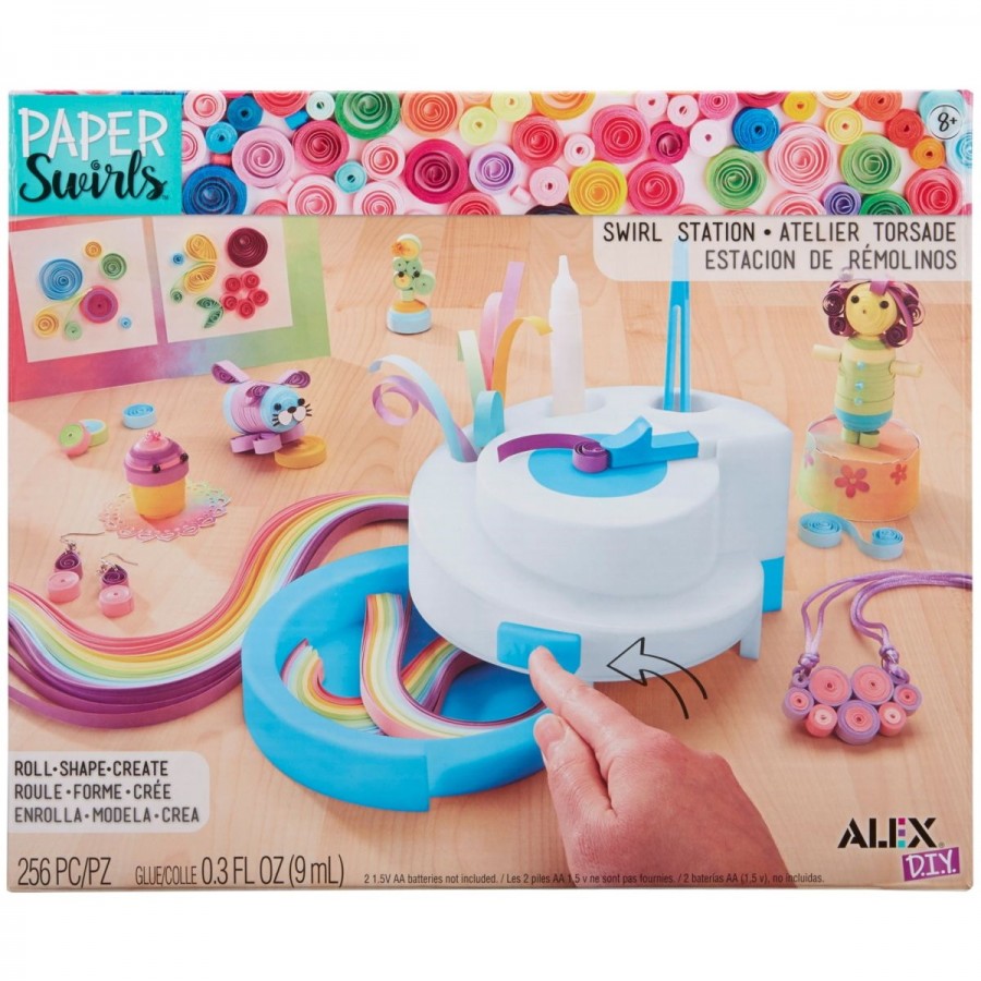 Alex DIY Paper Swirls Swirl Station
