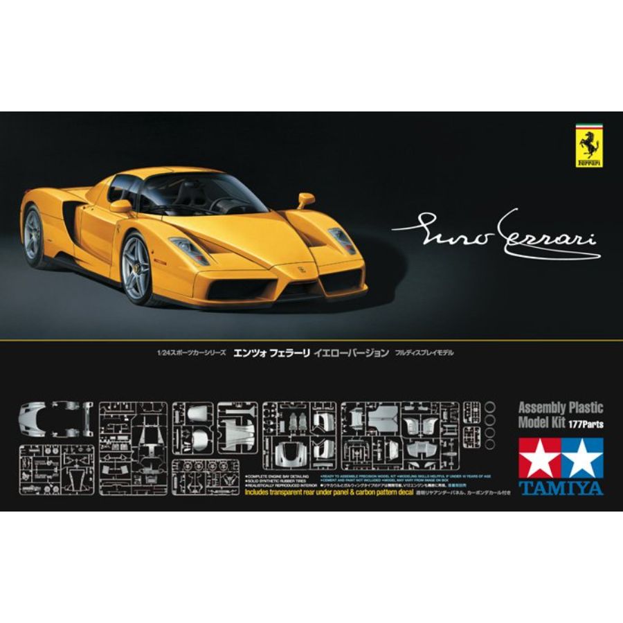 Tamiya Model Kit 1:24 Enzo Ferrari Giallo