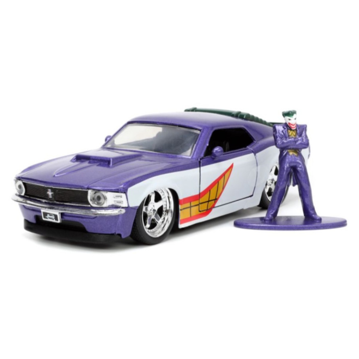 Boss Casey\'s Ford Hobbies Mustang | Superheroes Toys DC 1:32 With | Jada 429 Joker Diecast 1970