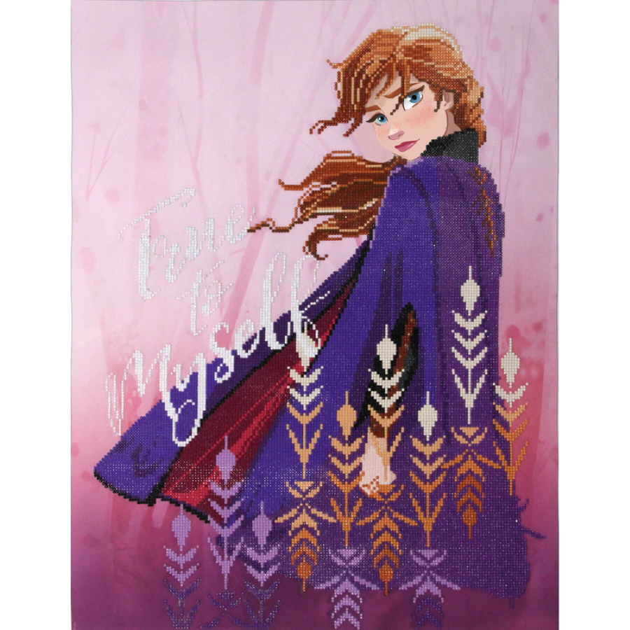 Diamond Dotz Frozen Anna True To Myself 65cm x 50cm