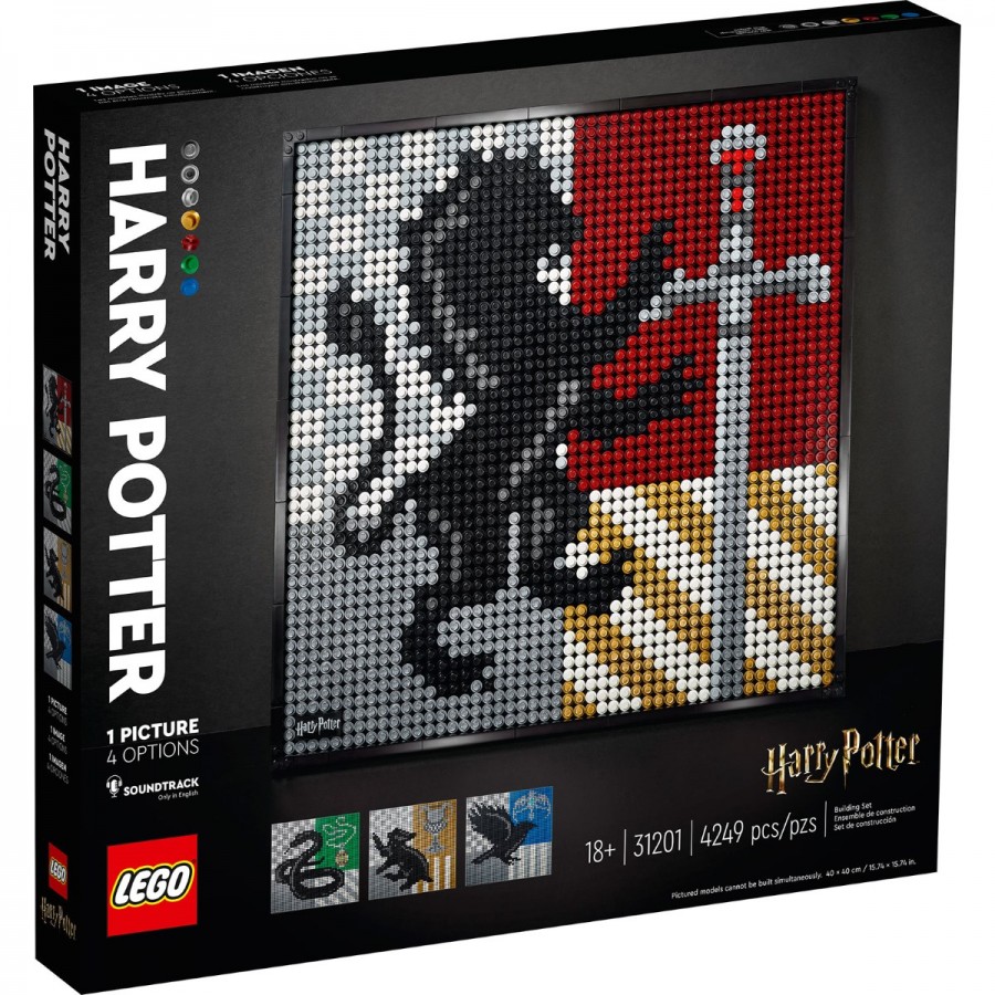 LEGO ART Harry Potter Hogwarts Crests