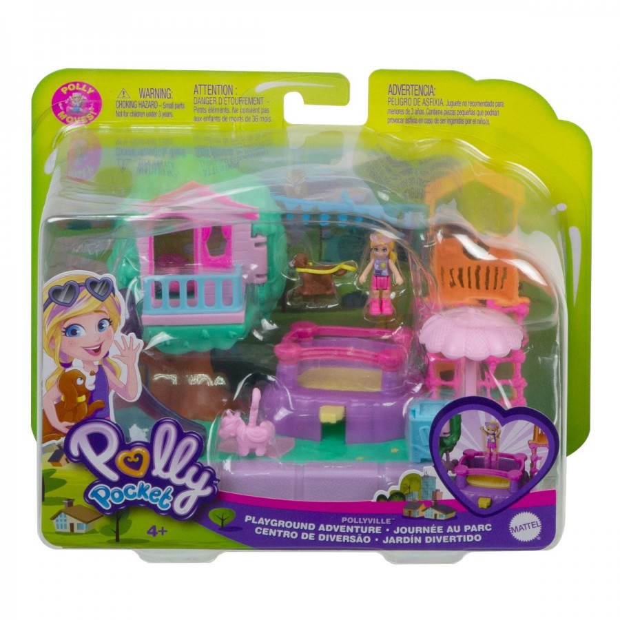 Polly Pocket Pollyville Outdoor Playset Assorted