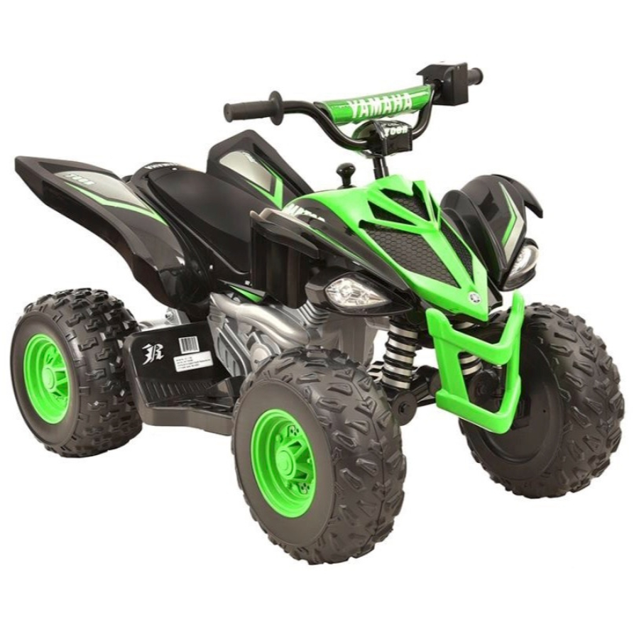 Yamaha Raptor ATV Green 12 Volt Electric Ride On For Kids