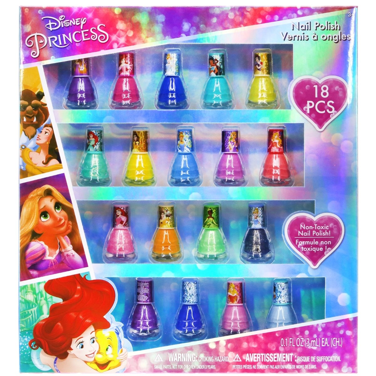 Disney Princess Nail Polish 18 Pack Toy Brands AK