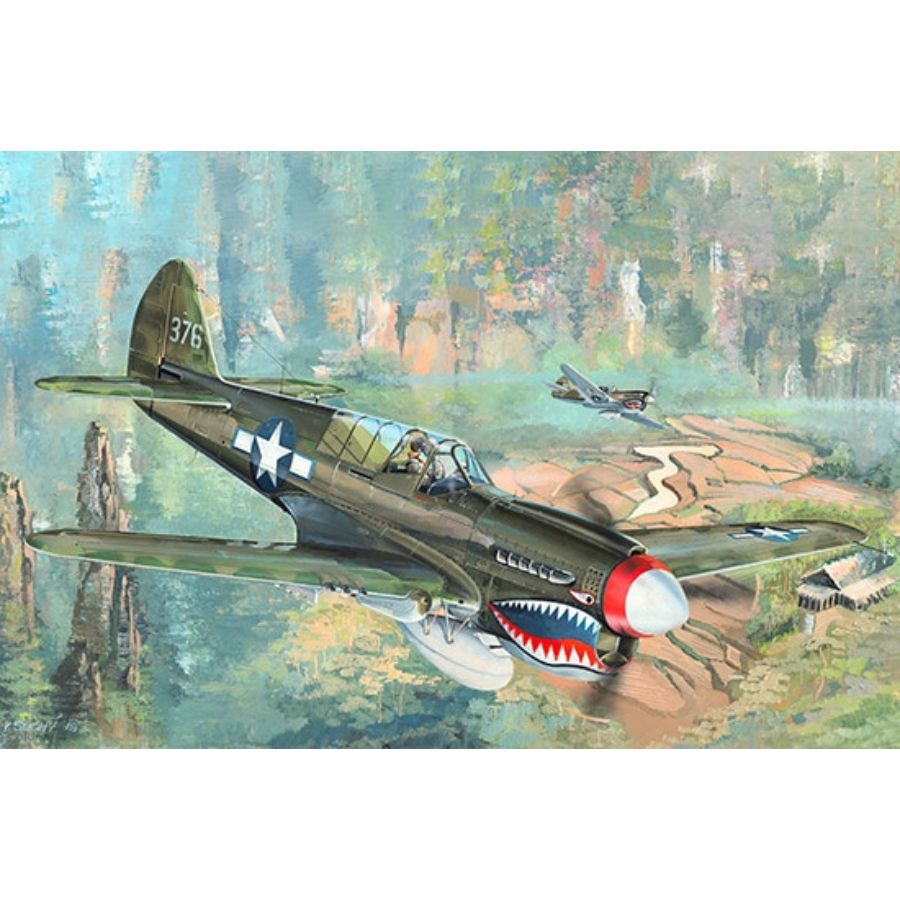 Trumpeter Model Kit 1:32 P-40N Warhawk Australian Decals