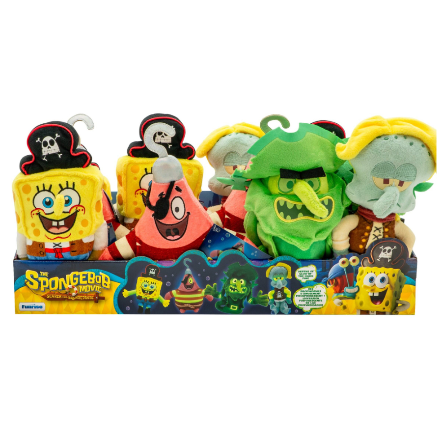 SpongeBob Bikini Bottom Glow Plush Assorted