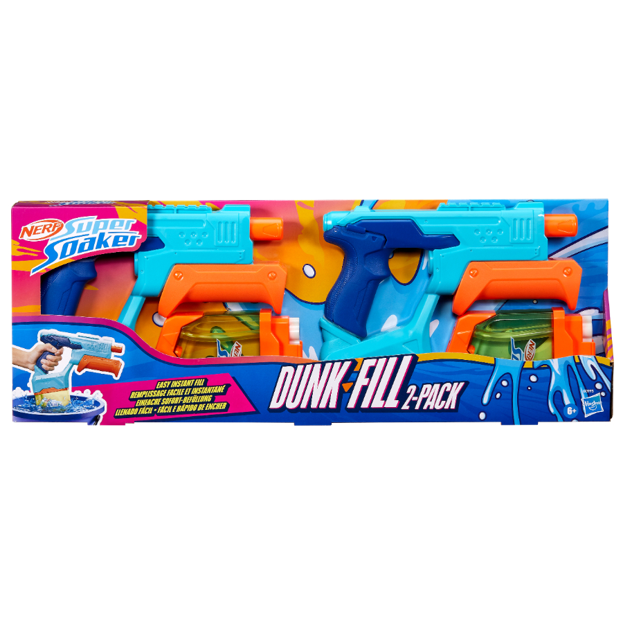 Nerf Super Soaker Dunk Fill Water Blaster 2 Pack