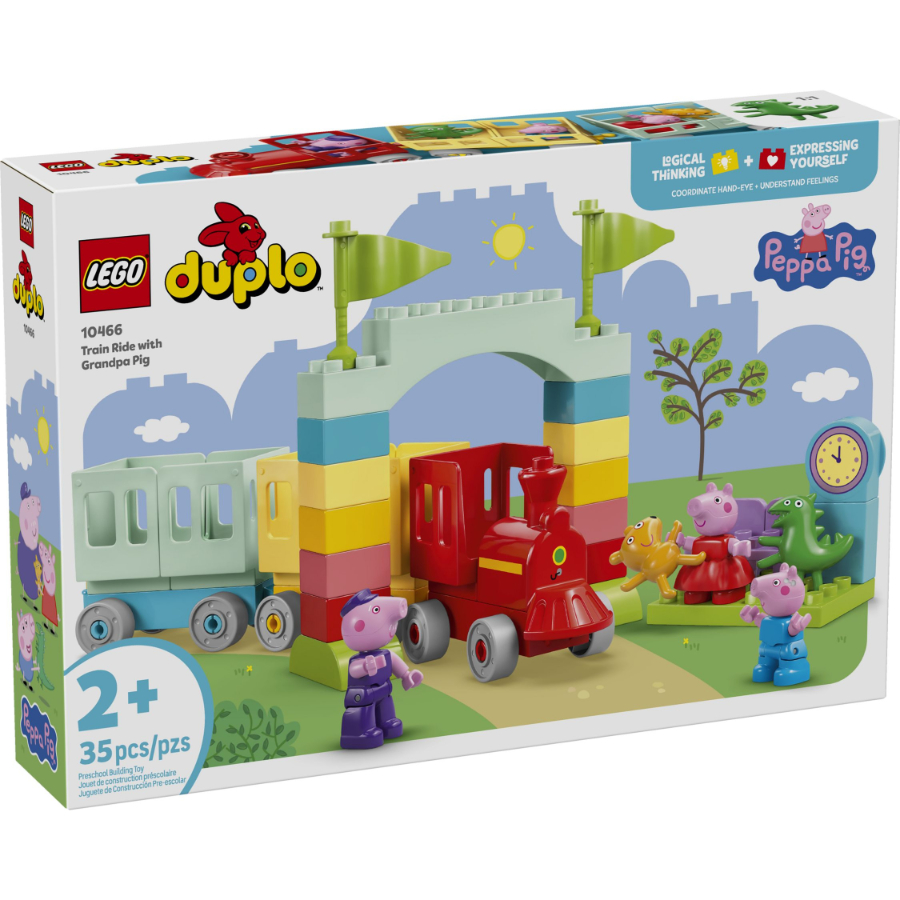 LEGO DUPLO Peppa Pig Train Ride With Grandpa Pig