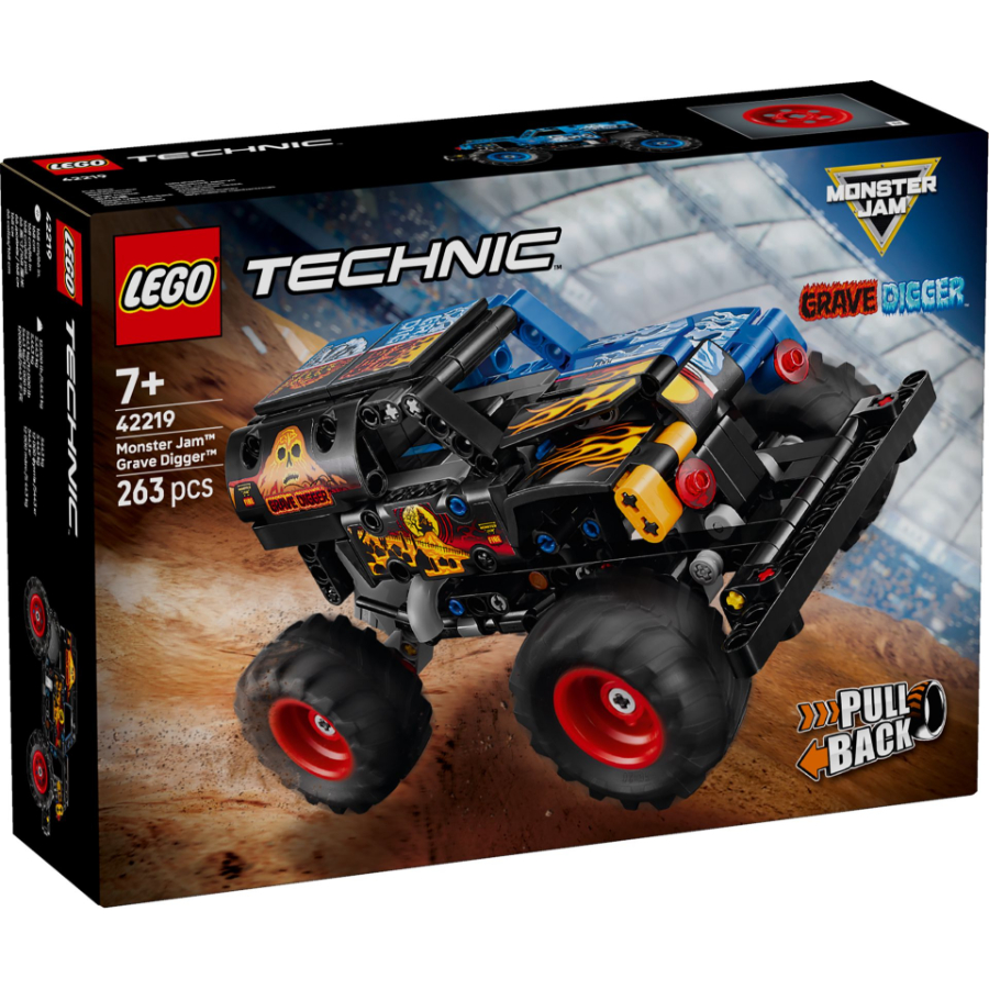 LEGO Technic Monster Jam Grave Digger Fire & Ice Pull Back