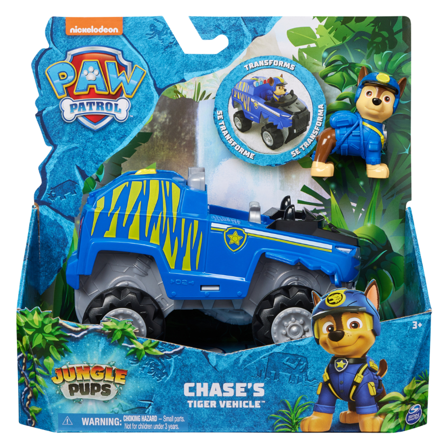 Paw Patrol Jungle Pups Themed Vehicle & Figure Chase