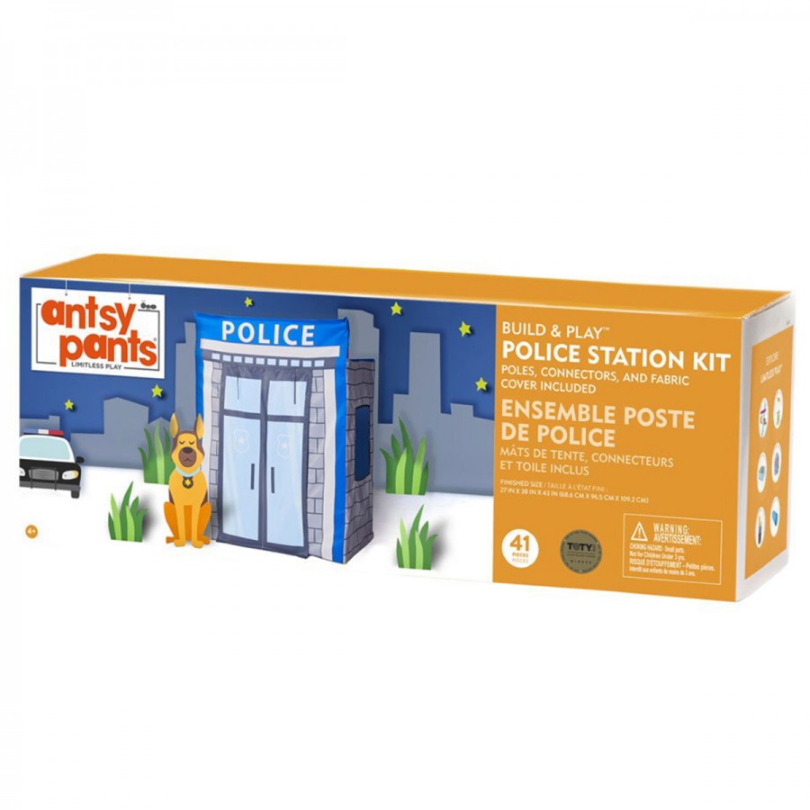 Antsy Pants Police Station Build & Play Set