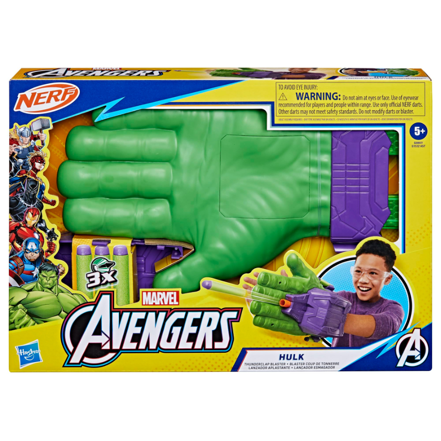 Marvel Avengers Hulk & Iron Man Dart Blasting Role Play Assorted