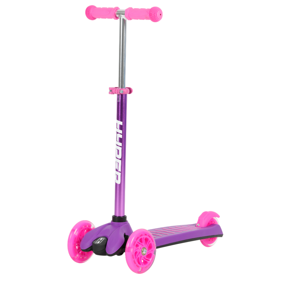 Hyper Tri Scooter With Light Up Wheels Pink